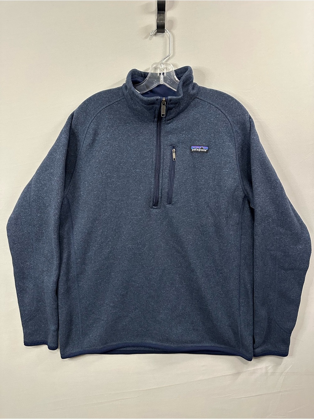 Patagonia Navy Half-Zip Performance Fleece Pullover